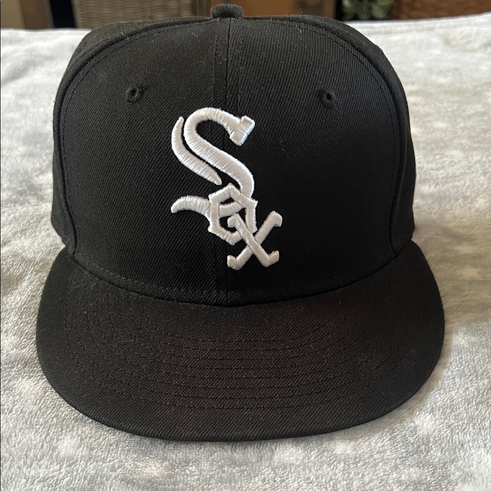 New Era Black and White Cap